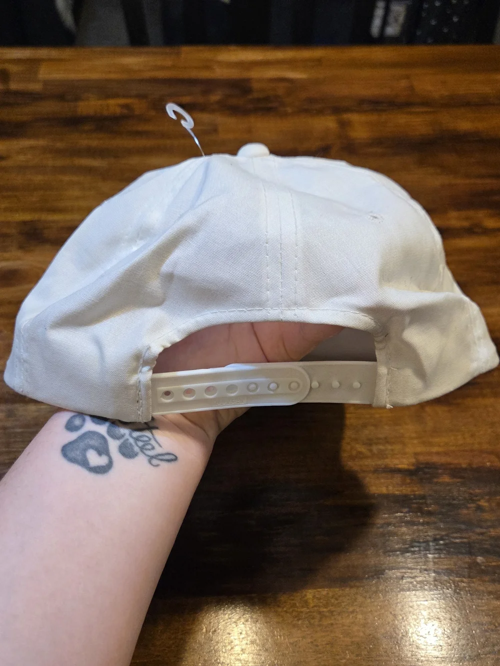 Vintage 80s Cummins Diesel 75 Snapback   Adjustable Hat Youngan Hat Co White